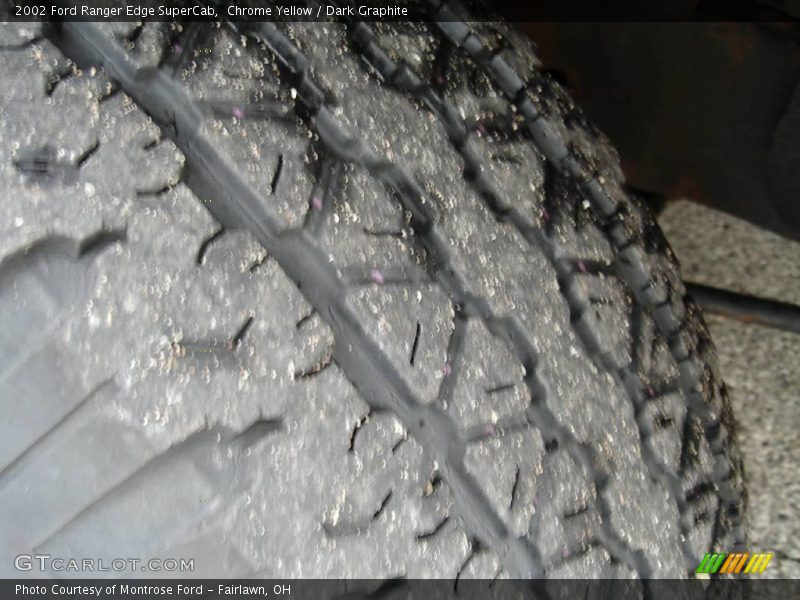 Chrome Yellow / Dark Graphite 2002 Ford Ranger Edge SuperCab