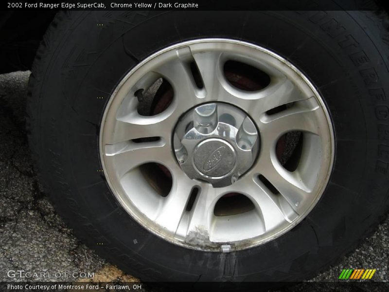 Chrome Yellow / Dark Graphite 2002 Ford Ranger Edge SuperCab