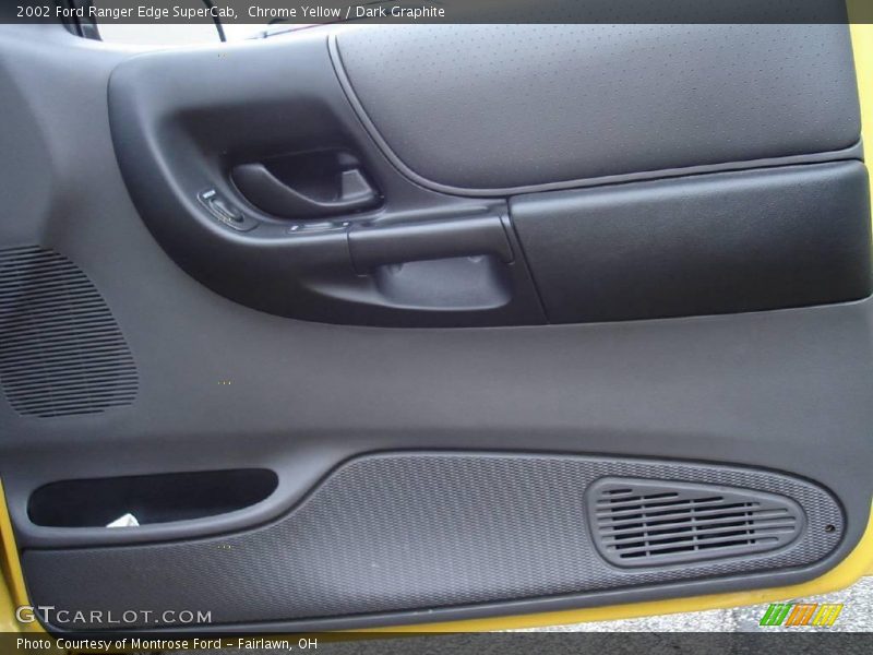 Chrome Yellow / Dark Graphite 2002 Ford Ranger Edge SuperCab