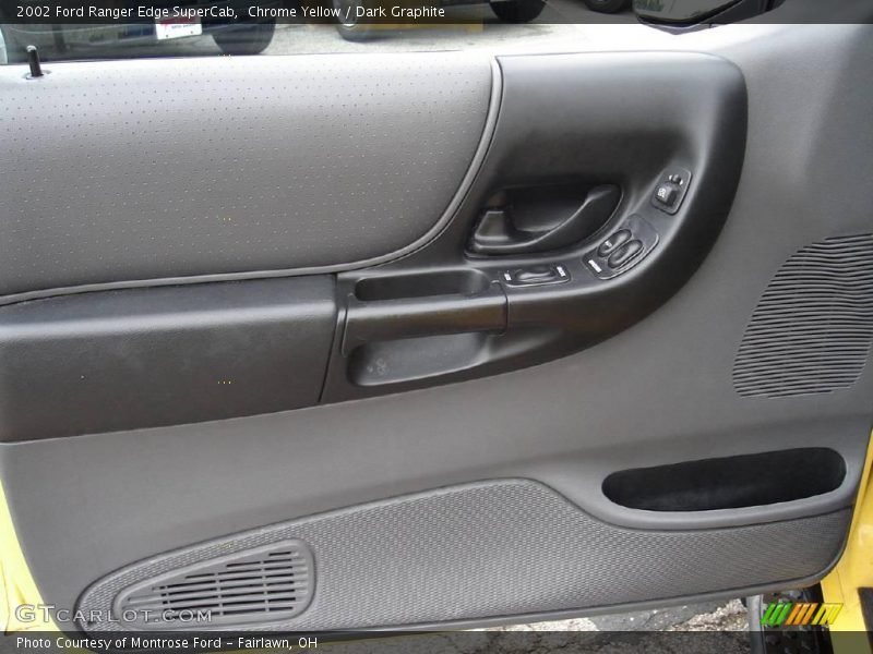 Chrome Yellow / Dark Graphite 2002 Ford Ranger Edge SuperCab