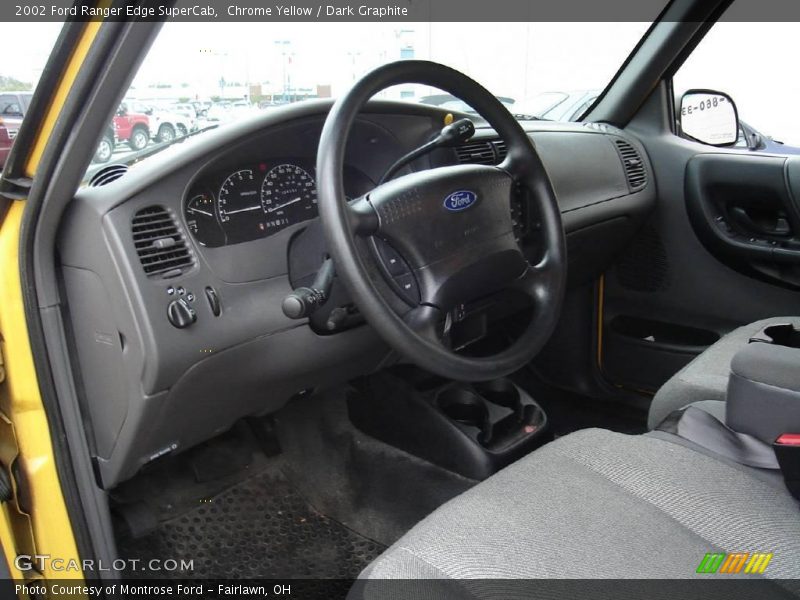 Chrome Yellow / Dark Graphite 2002 Ford Ranger Edge SuperCab