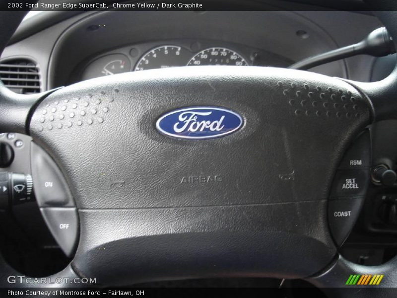 Chrome Yellow / Dark Graphite 2002 Ford Ranger Edge SuperCab