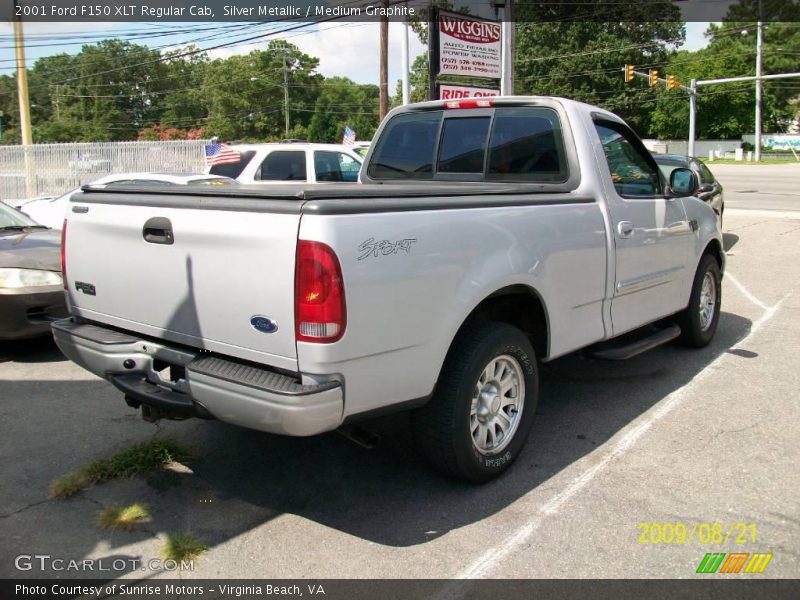 Silver Metallic / Medium Graphite 2001 Ford F150 XLT Regular Cab