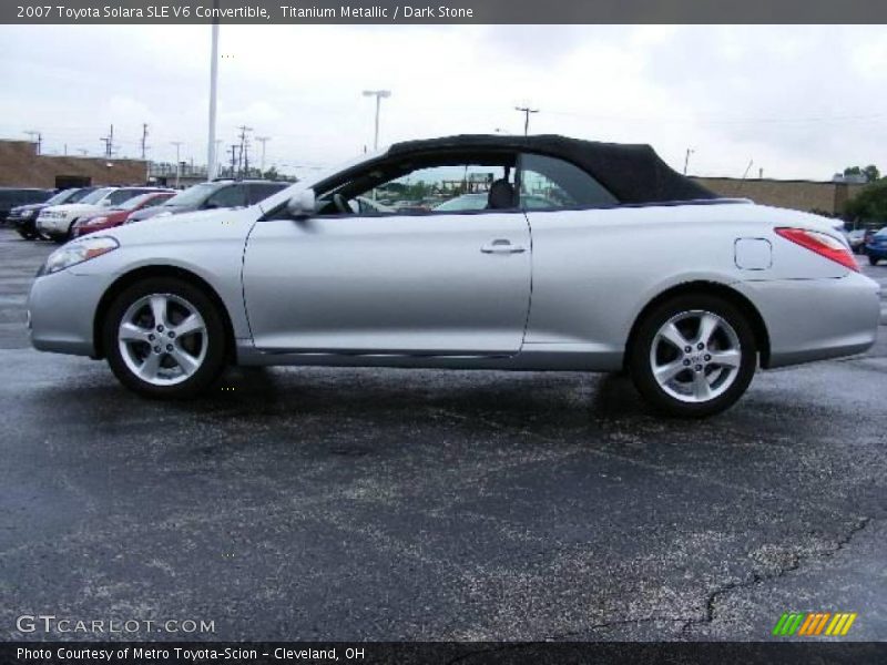 Titanium Metallic / Dark Stone 2007 Toyota Solara SLE V6 Convertible