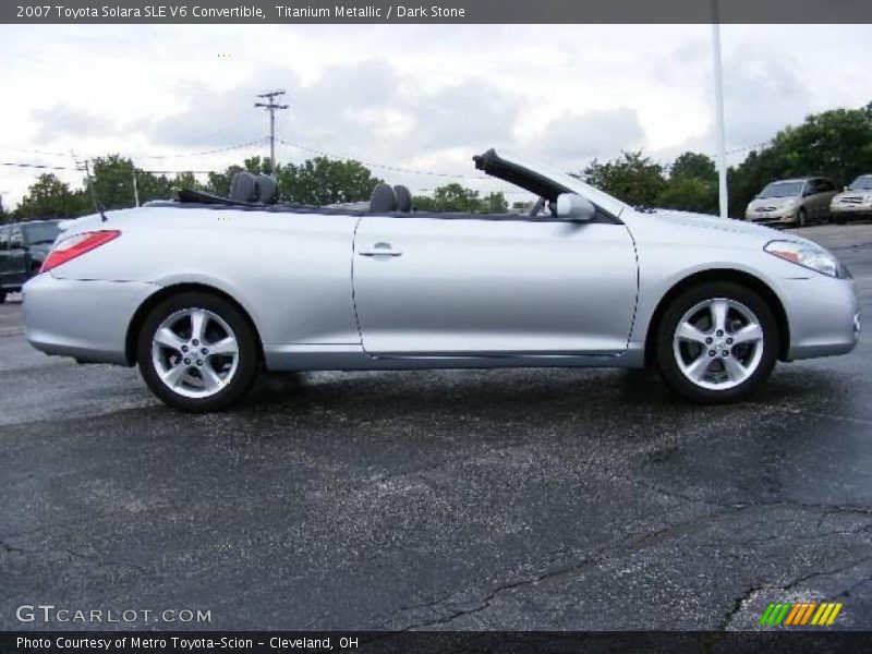Titanium Metallic / Dark Stone 2007 Toyota Solara SLE V6 Convertible
