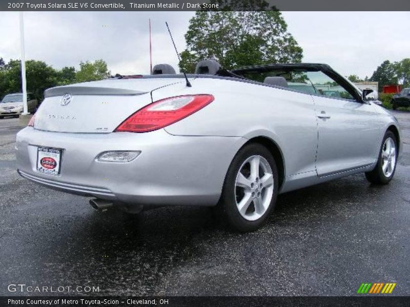 Titanium Metallic / Dark Stone 2007 Toyota Solara SLE V6 Convertible