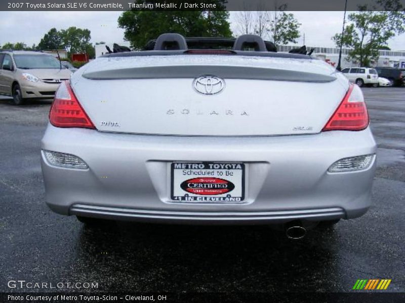 Titanium Metallic / Dark Stone 2007 Toyota Solara SLE V6 Convertible