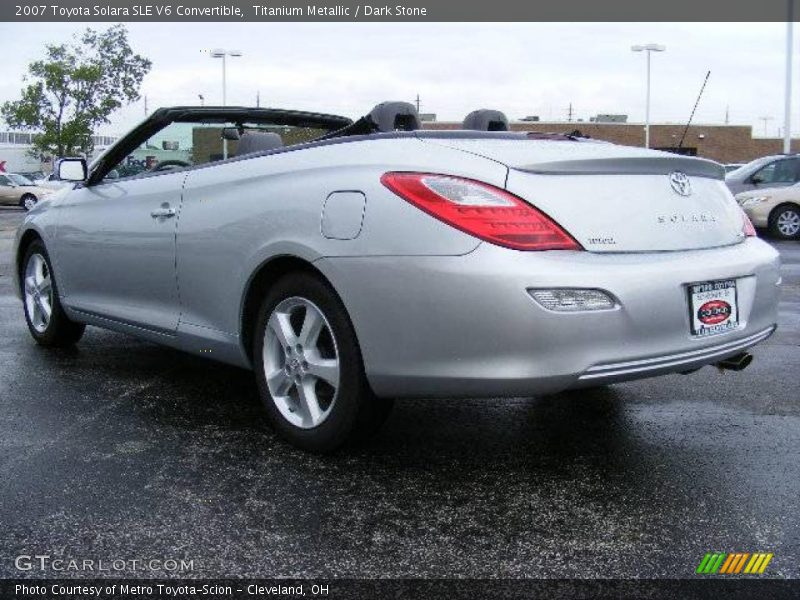 Titanium Metallic / Dark Stone 2007 Toyota Solara SLE V6 Convertible