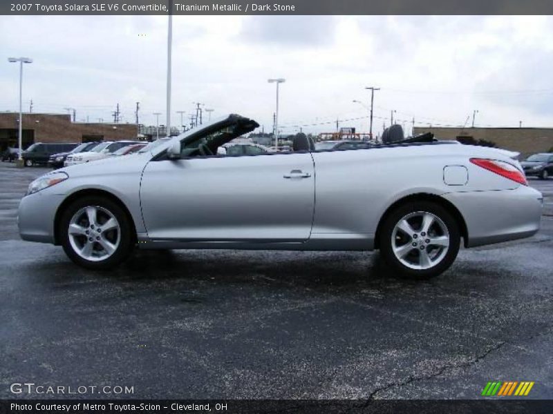 Titanium Metallic / Dark Stone 2007 Toyota Solara SLE V6 Convertible