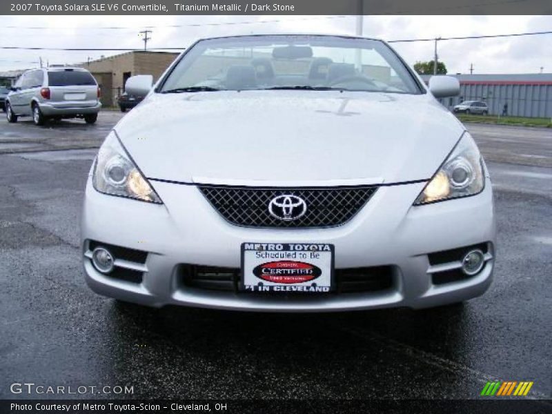 Titanium Metallic / Dark Stone 2007 Toyota Solara SLE V6 Convertible