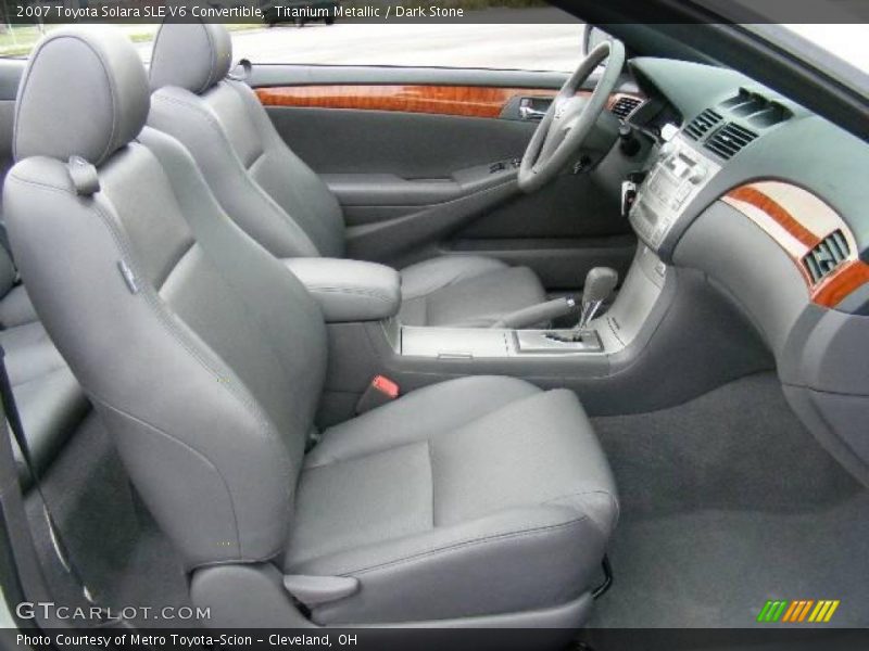 Titanium Metallic / Dark Stone 2007 Toyota Solara SLE V6 Convertible