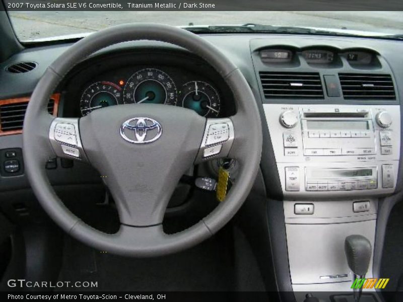 Titanium Metallic / Dark Stone 2007 Toyota Solara SLE V6 Convertible