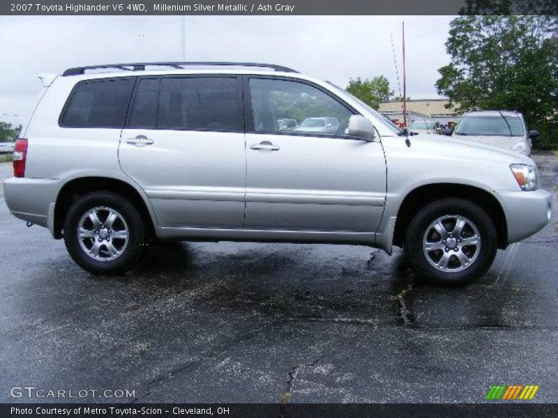 Millenium Silver Metallic / Ash Gray 2007 Toyota Highlander V6 4WD