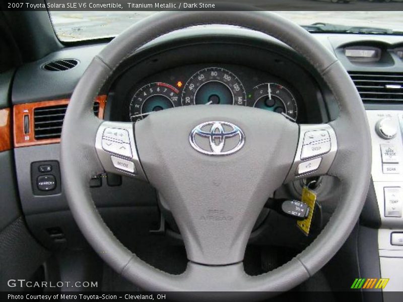 Titanium Metallic / Dark Stone 2007 Toyota Solara SLE V6 Convertible