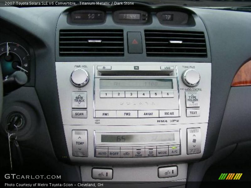 Titanium Metallic / Dark Stone 2007 Toyota Solara SLE V6 Convertible