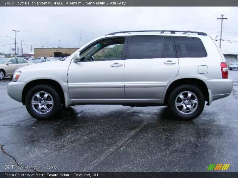 Millenium Silver Metallic / Ash Gray 2007 Toyota Highlander V6 4WD