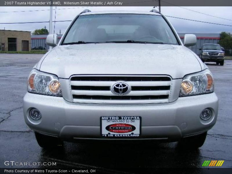 Millenium Silver Metallic / Ash Gray 2007 Toyota Highlander V6 4WD