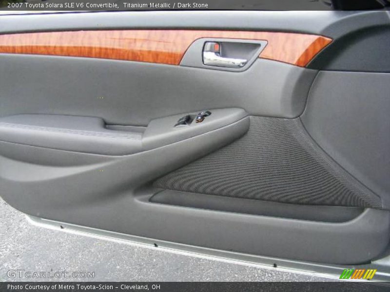 Titanium Metallic / Dark Stone 2007 Toyota Solara SLE V6 Convertible