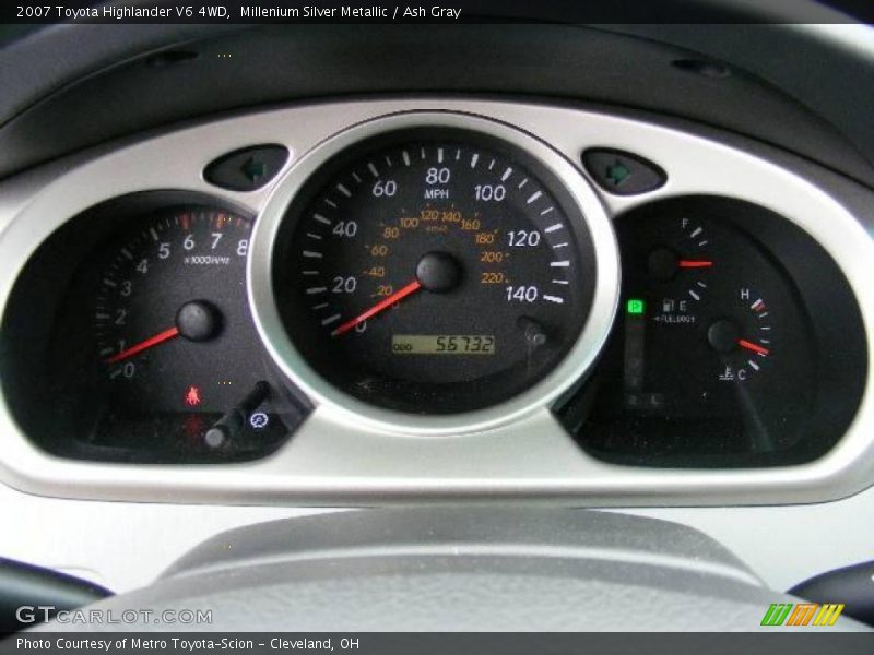 Millenium Silver Metallic / Ash Gray 2007 Toyota Highlander V6 4WD