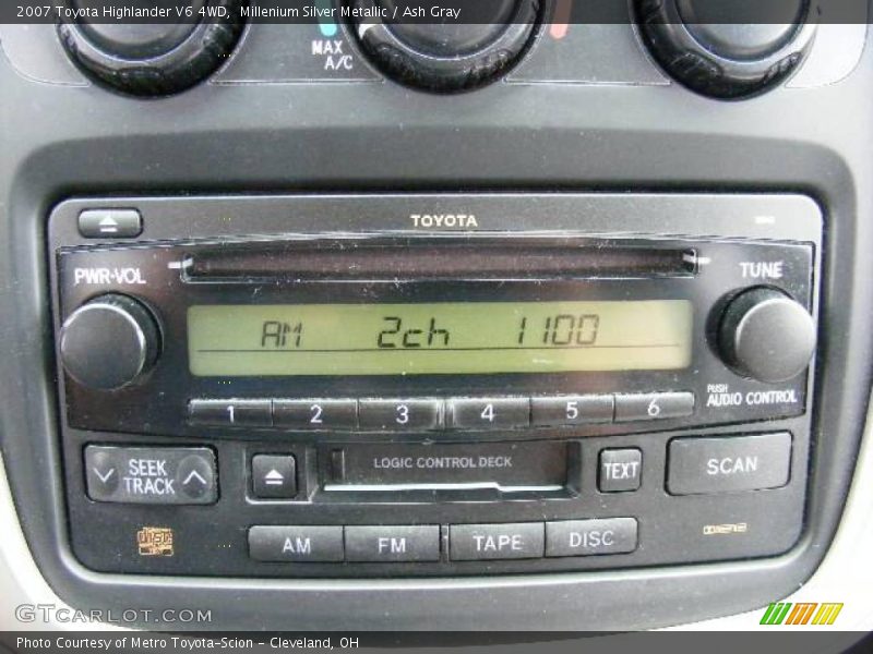 Millenium Silver Metallic / Ash Gray 2007 Toyota Highlander V6 4WD
