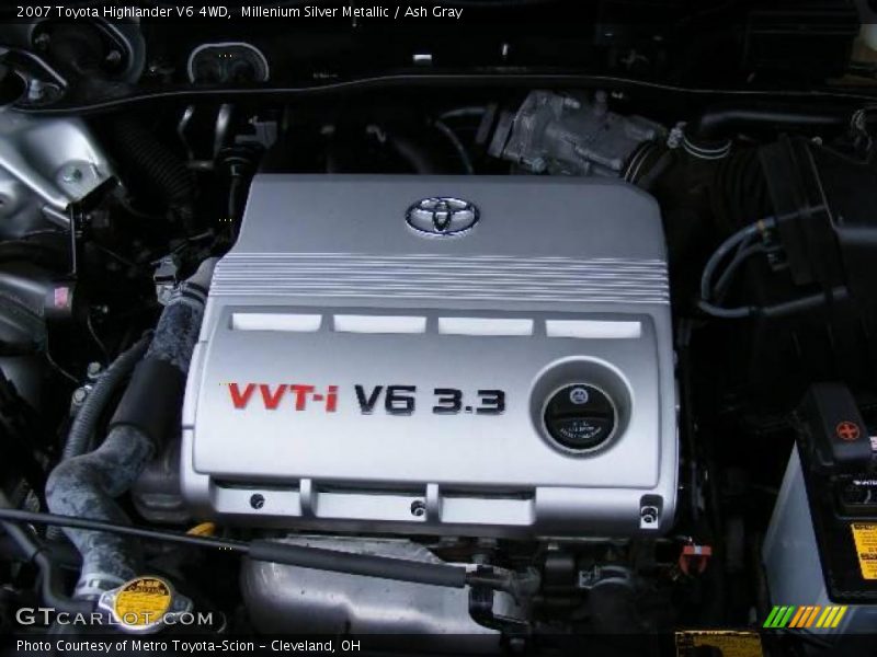Millenium Silver Metallic / Ash Gray 2007 Toyota Highlander V6 4WD