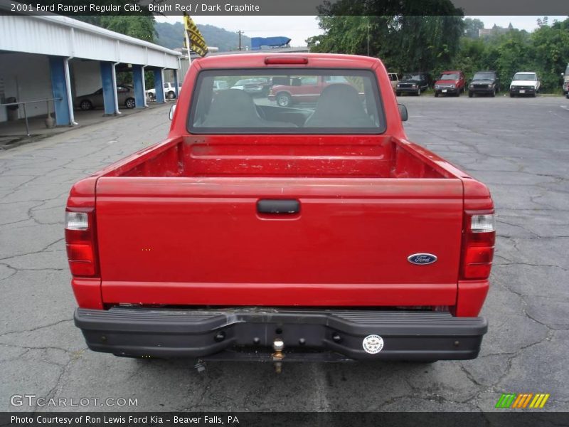 Bright Red / Dark Graphite 2001 Ford Ranger Regular Cab