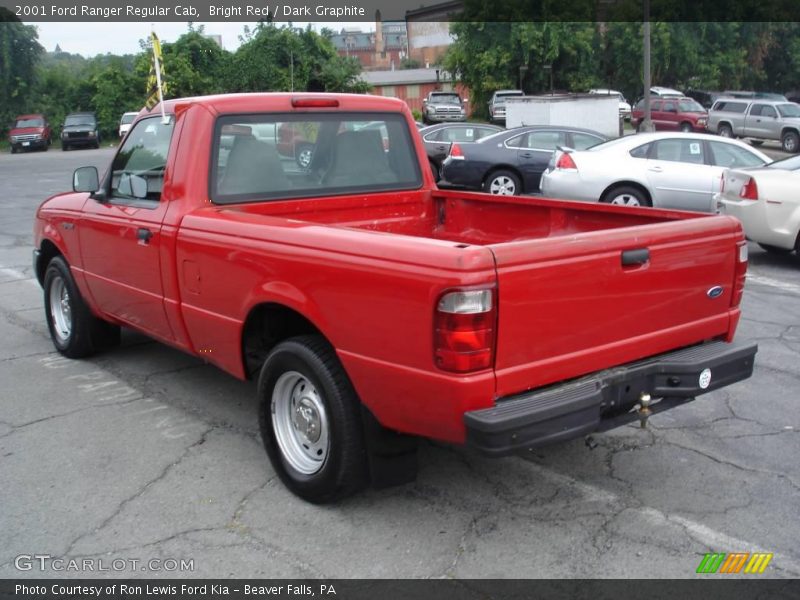 Bright Red / Dark Graphite 2001 Ford Ranger Regular Cab