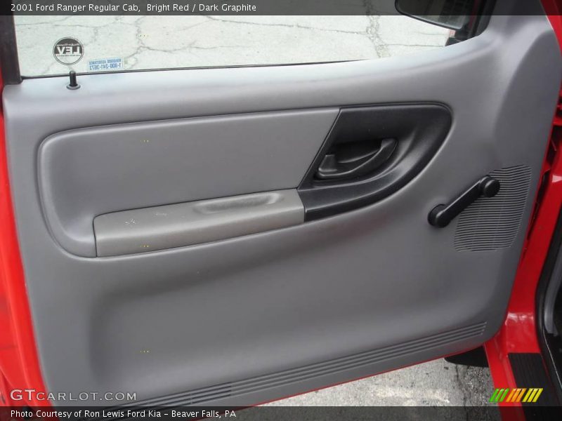 Bright Red / Dark Graphite 2001 Ford Ranger Regular Cab