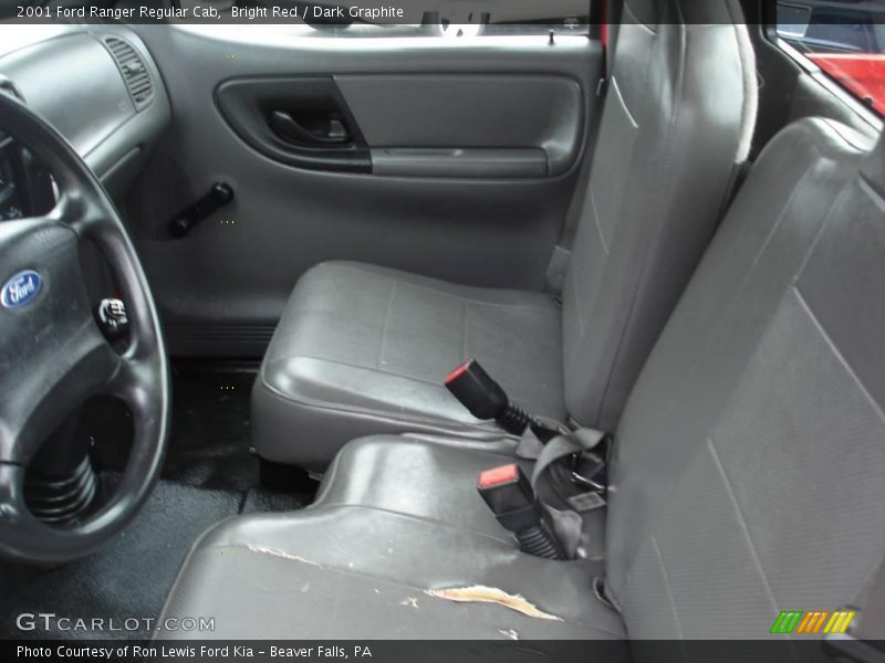 Bright Red / Dark Graphite 2001 Ford Ranger Regular Cab