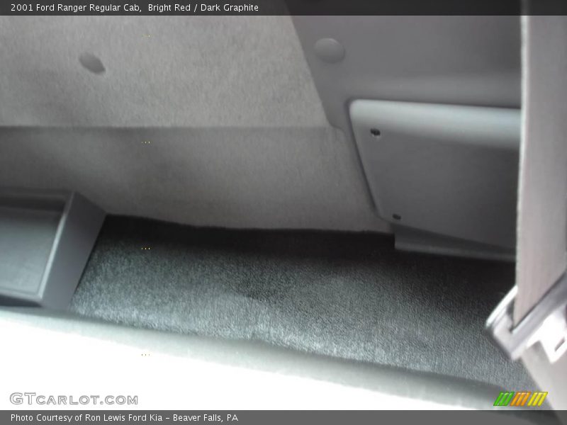 Bright Red / Dark Graphite 2001 Ford Ranger Regular Cab