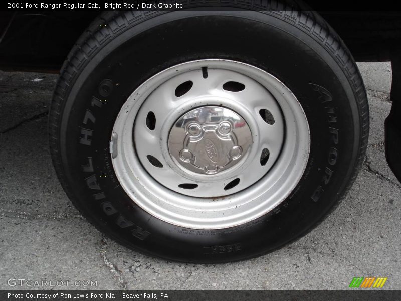 Bright Red / Dark Graphite 2001 Ford Ranger Regular Cab