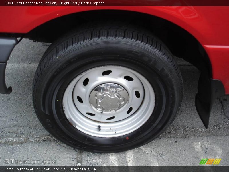 Bright Red / Dark Graphite 2001 Ford Ranger Regular Cab