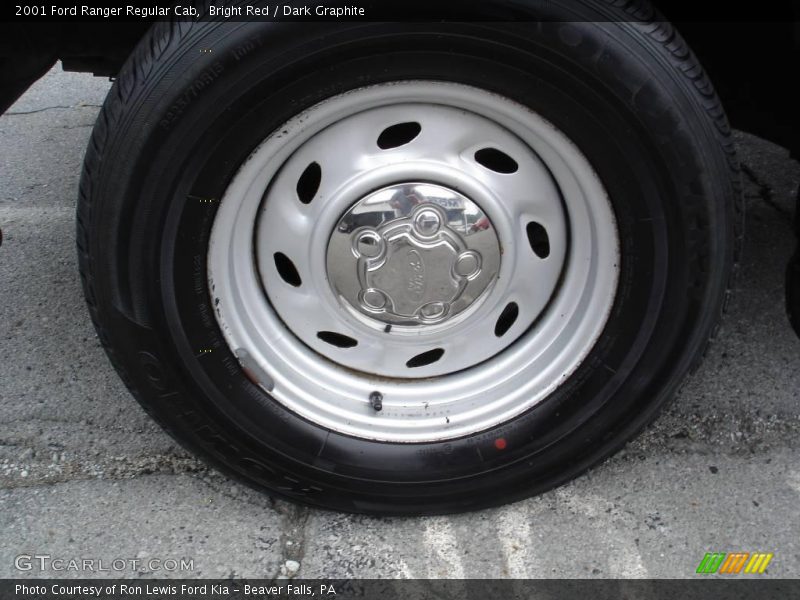 Bright Red / Dark Graphite 2001 Ford Ranger Regular Cab