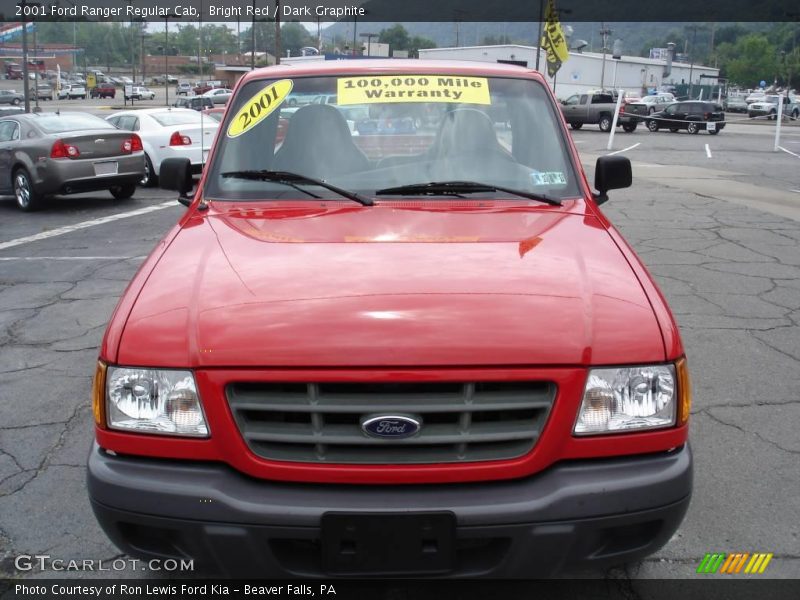 Bright Red / Dark Graphite 2001 Ford Ranger Regular Cab