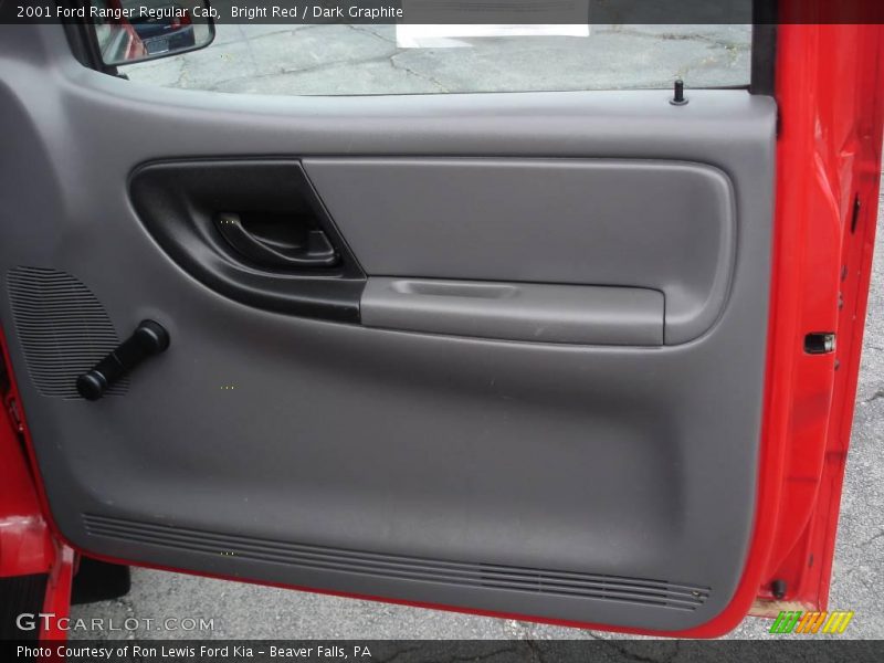 Bright Red / Dark Graphite 2001 Ford Ranger Regular Cab