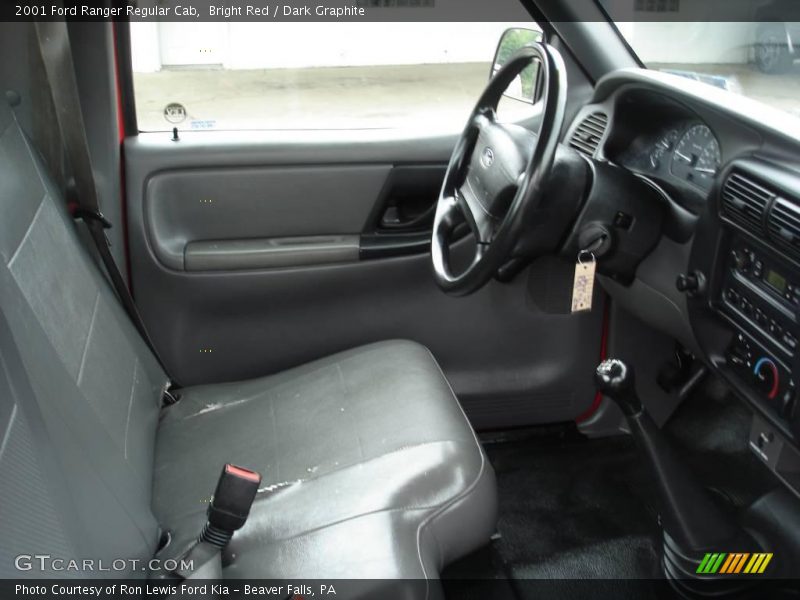 Bright Red / Dark Graphite 2001 Ford Ranger Regular Cab