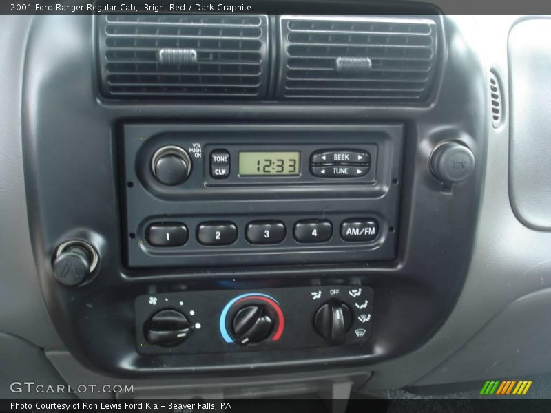 Bright Red / Dark Graphite 2001 Ford Ranger Regular Cab