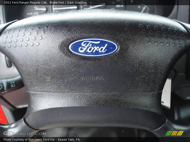 Bright Red / Dark Graphite 2001 Ford Ranger Regular Cab