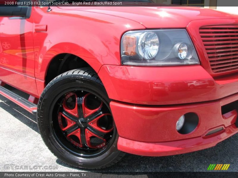 Bright Red / Black/Red Sport 2008 Ford F150 FX2 Sport SuperCab