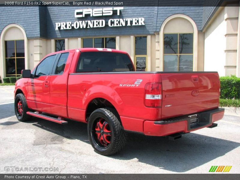 Bright Red / Black/Red Sport 2008 Ford F150 FX2 Sport SuperCab