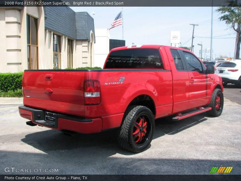 Bright Red / Black/Red Sport 2008 Ford F150 FX2 Sport SuperCab