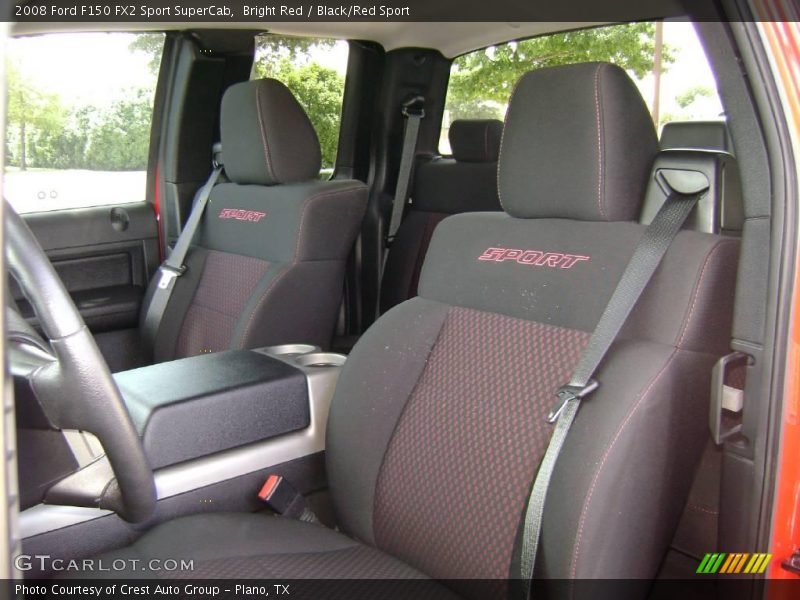 Bright Red / Black/Red Sport 2008 Ford F150 FX2 Sport SuperCab