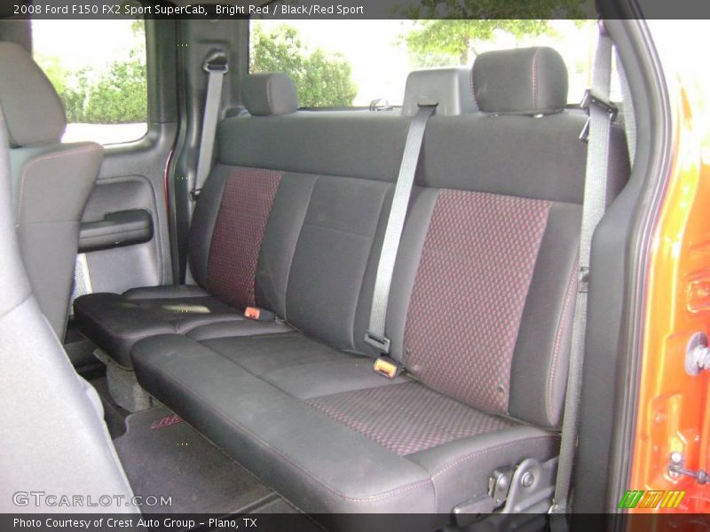 Bright Red / Black/Red Sport 2008 Ford F150 FX2 Sport SuperCab