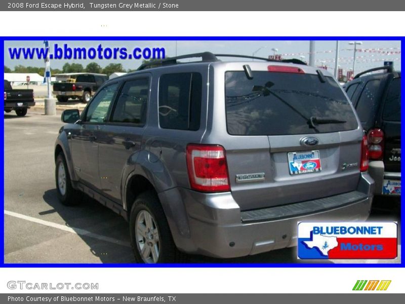 Tungsten Grey Metallic / Stone 2008 Ford Escape Hybrid