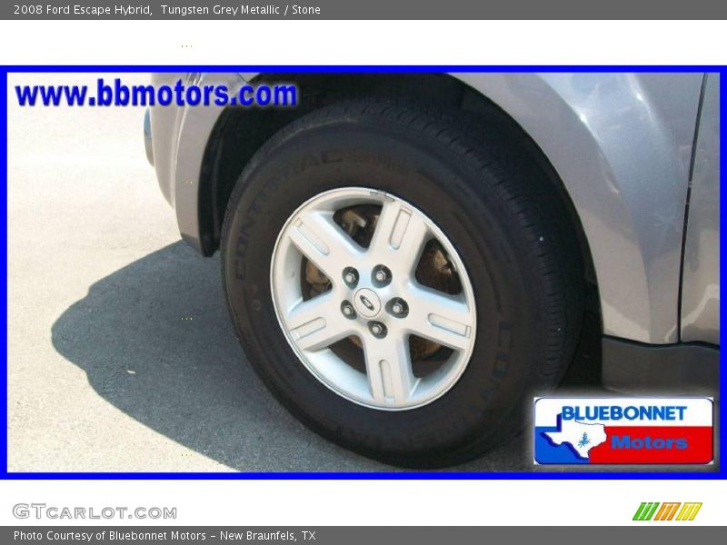 Tungsten Grey Metallic / Stone 2008 Ford Escape Hybrid