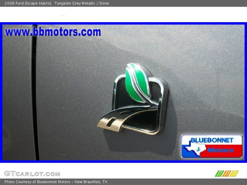 Tungsten Grey Metallic / Stone 2008 Ford Escape Hybrid