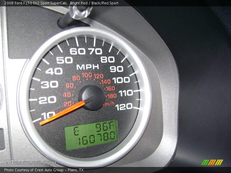 Bright Red / Black/Red Sport 2008 Ford F150 FX2 Sport SuperCab