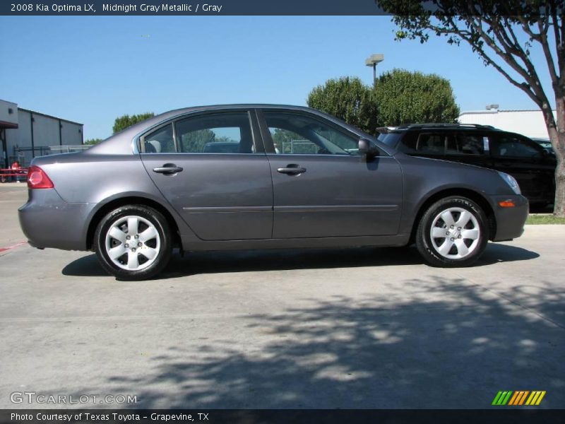 Midnight Gray Metallic / Gray 2008 Kia Optima LX