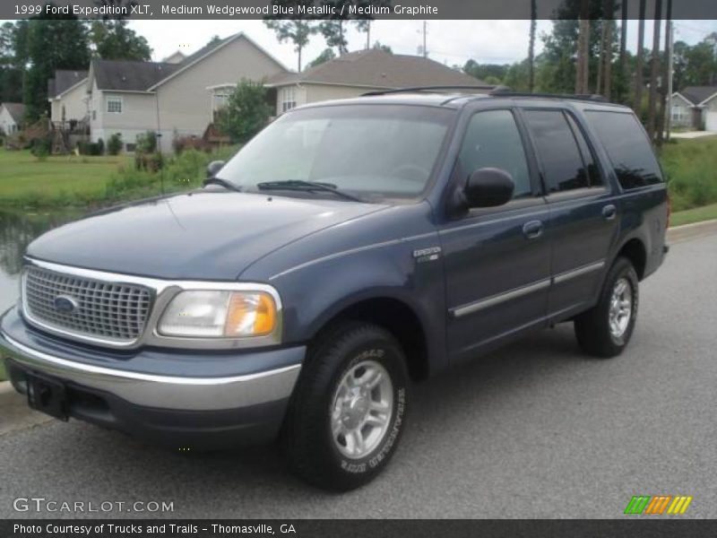 Medium Wedgewood Blue Metallic / Medium Graphite 1999 Ford Expedition XLT