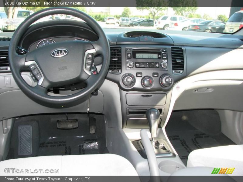Midnight Gray Metallic / Gray 2008 Kia Optima LX